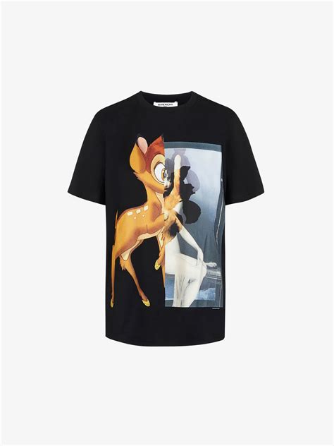 givenchy bambi shirt ebay|givenchy bambi print colors.